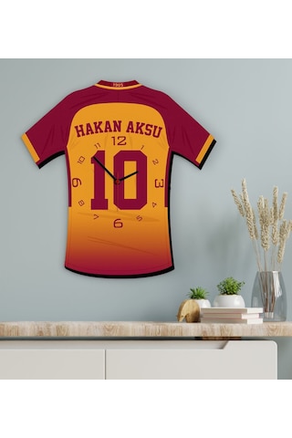 Bk Gift Kişiye Özel İsimli Taraftar Forma 3d Ahşap Duvar Saati 1, Arkadaşa Hediye, Sevgiliye Hediye, Doğum Günü Hediyesi Kobitmeyencom30153 Bk Gift