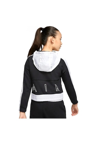 Nike Kız Çocuk Siyah Üst Cj7411-010 Spor Ceket