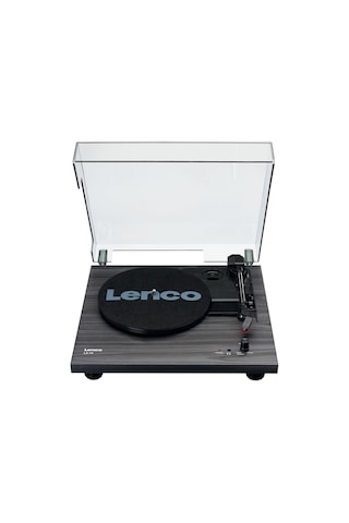 Lenco Ls-10 Ahşap Desenli Dahili Hoparlörlü Pikap Siyah