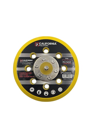 Fixonic California Cap69553 125mm Havalı Zımpara Cırt Tabanı/zımpara Pedi