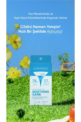 Yatıştırıcı Ve Önleyici Mikro İğneli Bant Soothing Care Microcone Patch 12 Li