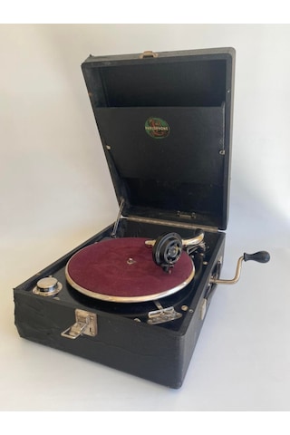 Parlophone Antika Çanta Gramofon 078