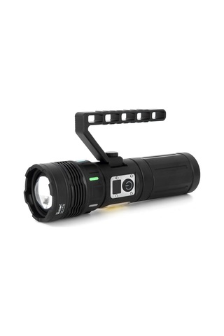 15.000 Lümen Tg+cob Led Şarjlı El Feneri Wt-703 Açık Gri