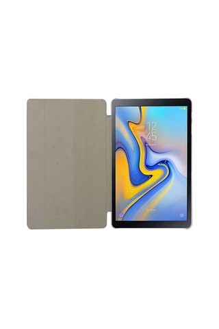 Zore Samsung Galaxy Tab A T590 Uyumlu Smart Cover Standlı 1-1 Kılıf-pembe