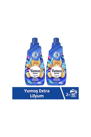Yumoş Extra Lilyum Konsantre Çamaşır Yumuşatıcı 1440 Ml 60 Yıkama X2