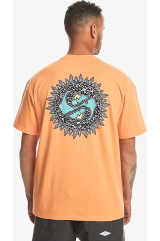 Quiksilver Spın Cycle Ss Tangerıne Erkek T-Shırt Eqyzt07653-25178 001
