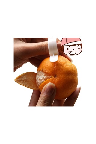 Cbtx Halka Tipi Limon Portakal Mandalina Açacağı Soyucu Kabuğu Dilimleme Kesici Meyve Cilt Sökücü Bıçak Yardımcı, Rastgele Renk Teslimat