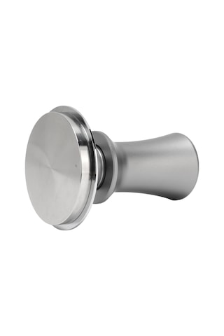Geeroyoo Stainless Steel Otomatik Geri Dönüşlü Yaylı Kahve Tamper, Ergonomik Tutamaklı 58mm Siyah Basma Aleti, Ev Ve Café İçin Dayanıklı Siyah