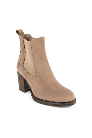 Hush Puppies Engari Bounce Hakiki Deri Kadın Bot Bej