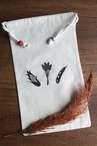 20x30cm - 2 Adet Keten Bakliyat Çok Amaçlı Kese - Saklama Torbası