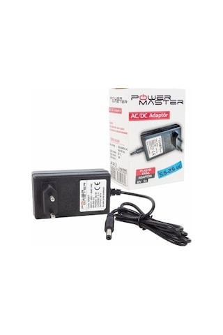 Powermaster PM-12667 12 V 3A Plastik Kasa Priz Tipi Adaptör 5.5*2