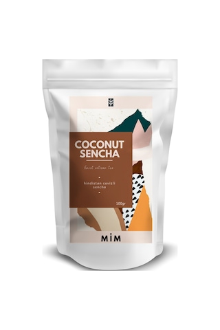 Mim Tea Coconut Sencha Tea Hindistan Cevizli Yeşil Çay 100 G