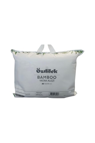 Özdilek Bamboo Fitted Sıvı Geçirmez Yatak Alezi, Yatak Koruyucu, Beyaz