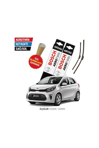 Bosch Aerotwin Kia Picanto Silecek Takımı (2017-2021)