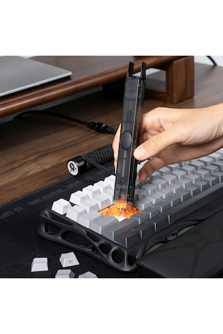 Gravastar 2 Si 1 Arada Keycaps & Switch Sökücü, Mekanik Klavyeler İçin Tuş Ve Switch Çıkarıcı, Siyah