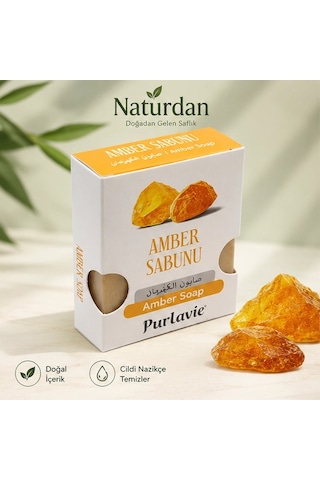 Amber Sabunu-100g Doğal El Yapımı-6 Adet Karışık
