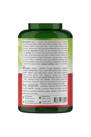 Natures Supreme Ester-C 1000 Mg C Vitamini 120 Tablet Aromasiz