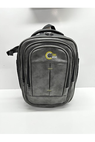 Clascase Çok Amaçlı Bölmeli Deri Sırt Çantası C031