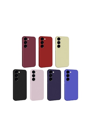 Samsung Galaxy Uyumlu S23 Plus Kılıf Soft Mat Premier Case Kapak