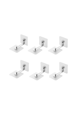 6 Adet Delme Gerektirmeyen Mobilya Duvar Dübeli - Duvar Montaj Kitiyle Mobilya Devrilmez Diğer