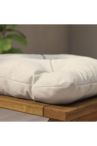 Ikea Kuddarna Dış Mekan Sandalye Minderi, Açık Gri-bej, 36x32 Cm