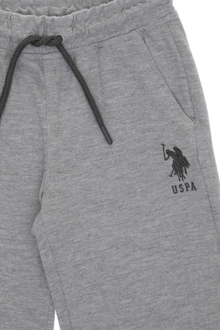U.S. Polo Assn. Erkek Çocuk Gri Melanj Örme Şort 50298078-VR086