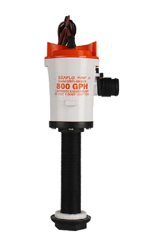 Tekne Livar Pompası. Seaflo. 800gph. Dikey. 12v