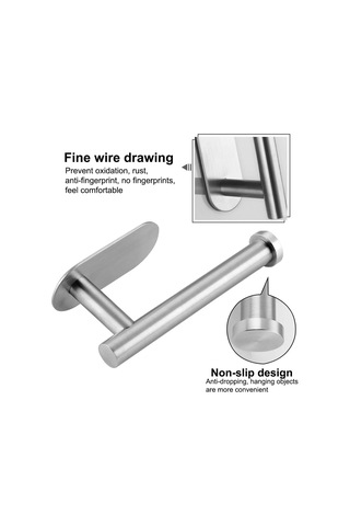 Tuvalet Kağıdı Tutucu Kendinden Yapışkanlı Banyo Tutucusu Diğer