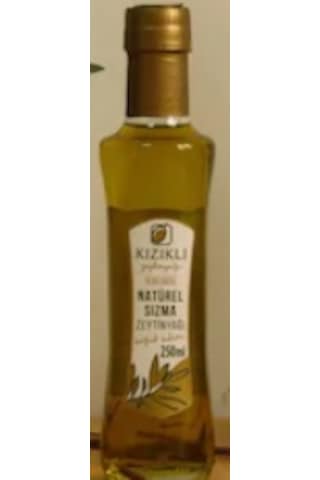Kızıklı Soğuk Sıkım Naturel Sızma Zeytinyağı Cam 250 ML