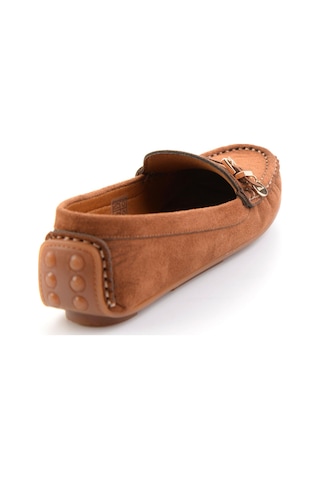 Bambi Taba Kadın Loafer Ayakkabı K01309000772 Taba