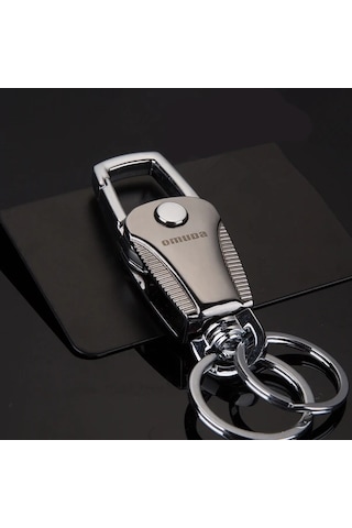 Boatshop1 Dayanıklı Çinko Alaşımlı Anahtarlık Siyah Ve Altın Tonlu Örgü Anahtarlık Dahil Araba Anahtarları İçin