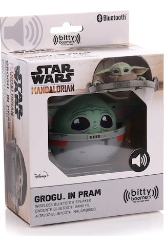 Bitty Boomers Star Wars-grogu İn Pram Figürlü Lisanslı Mini Bluetooth Hoparlör
