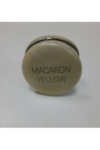 Rival Macaron Yellow Yazılı Makyaj Aynası