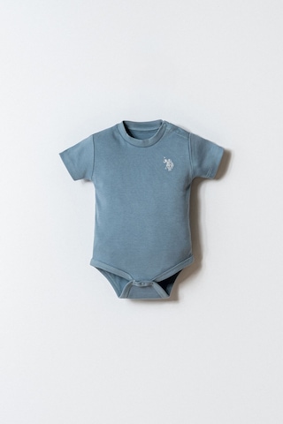 U.s. Polo Assn. Erkek Bebek Beyaz Badi Zıbın Beyaz