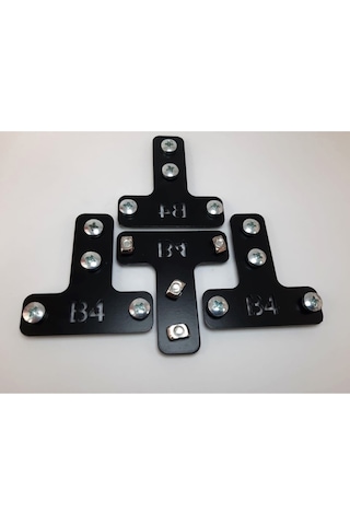 Brk Sigma Profil Uyumlu Sigma Profil Dikey Sabitleme Metali + Montaj Vida Ve Somunları