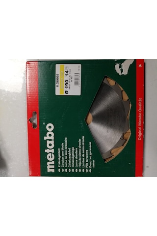 Metabo Elmas Testere Daire 190X2.2X30 14 Diş