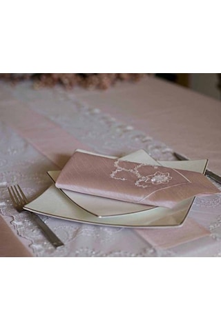 Secret House Prenses 14 Parça Masa Örtüsü Seti Pembe