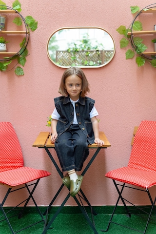 Cigit Kot Yelek 2-7 Yaş Siyah Siyah