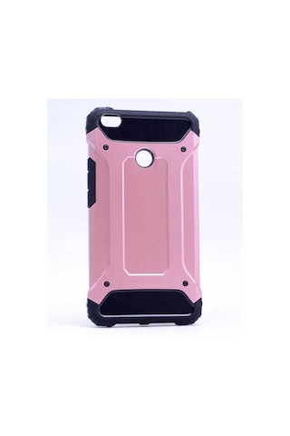 Kilifone - Xiaomi Mi Max / Mi Max 2 Uyumlu - Kılıf Çift Katman Koruyucu Crash Military Tank Kılıf - Rose Gold Rose Gold