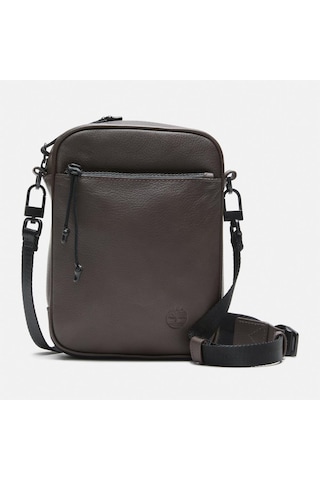 Timberland Tuckerman Leather Crossbody Bag Unisex Omuz Çantası-31618 Kahverengi