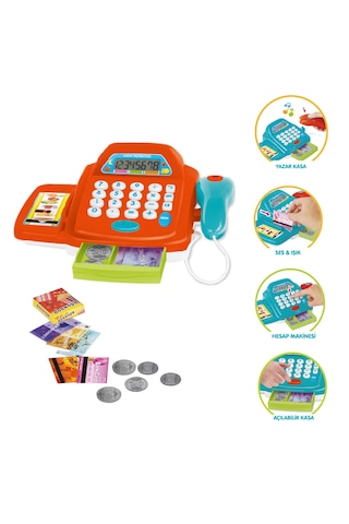 Işıklı Sesli Hesap Makınelı Yazar Kasa