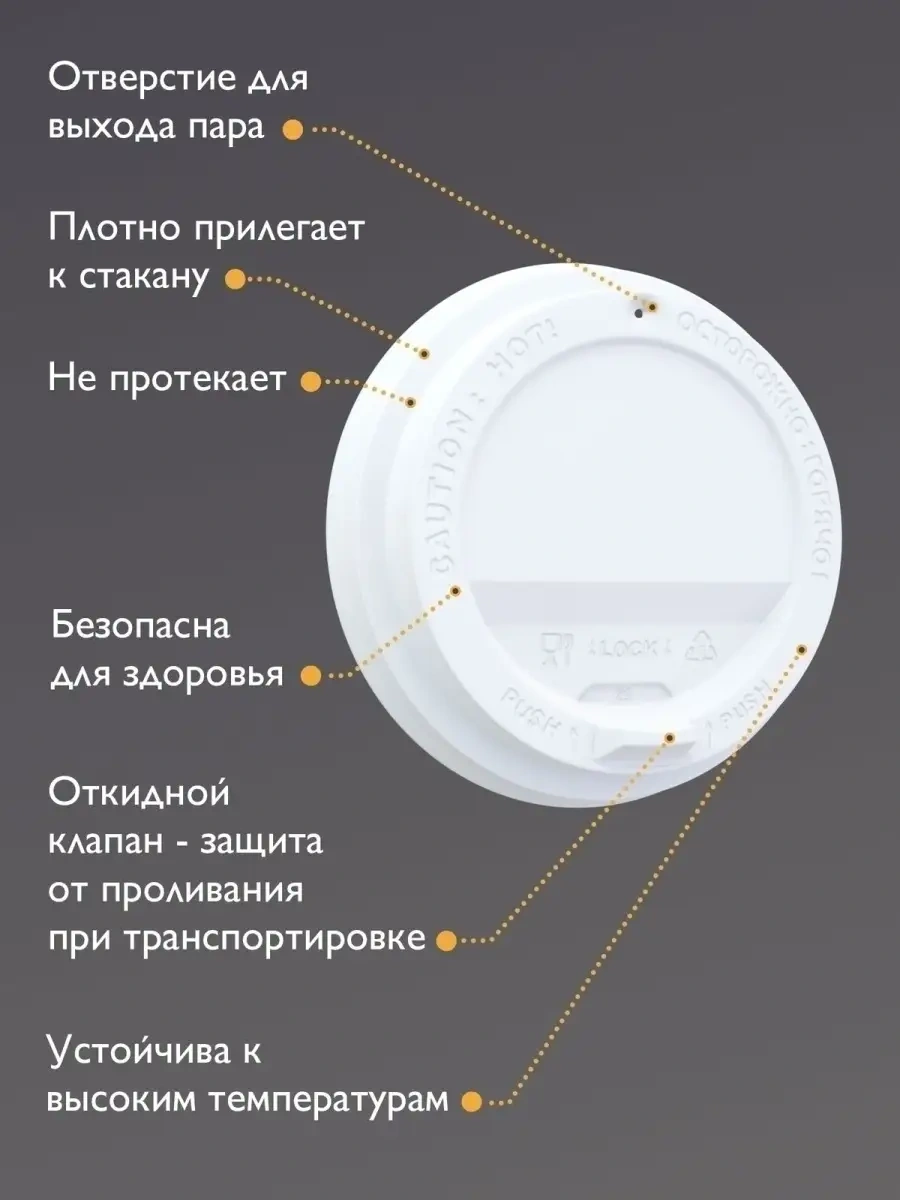 Paypack 250 Ml Kağıt Bardak Kapakları Tek Kullanımlık 55108980 100 adet