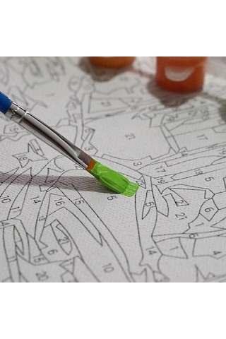 Sayılarla Boyama Tuval Seti Çıtalı 40x50 Cm - Up