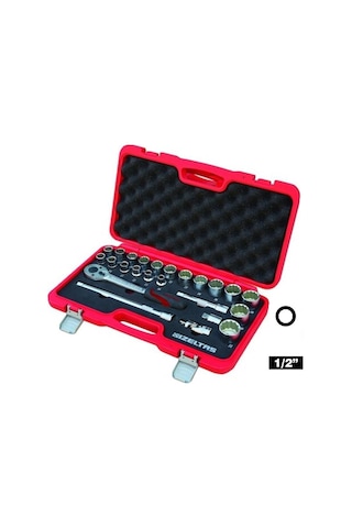 İzeltaş 1/2 On İki Köşe Lokma Anahtar Takımı 24 Parça - 1114006024