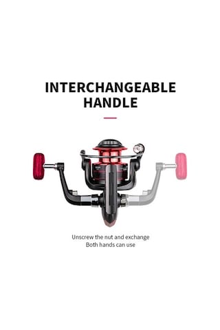 Pazly Yuvarlak Metal Makaralı Uzun Deniz Çubuğu Çapa Bobini Balık Avlama Atma Makarası İpi