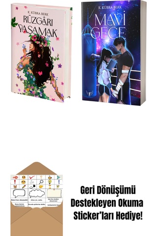 Rüzgârı Yaşamak Ciltli + Mavi Gece + Okuma Sticker'ları