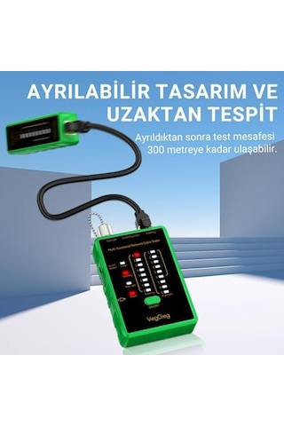 Multi Fonksiyonel Fiber Optik Rj45 Network Ethernet Ağ Kablo Test Cihazı