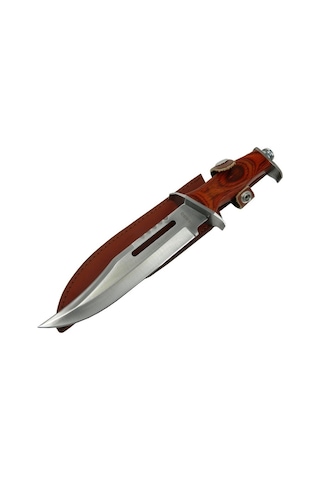 111 Rambo Bıçağı 32 CM - Ahşap Metal Saplı. Perçinli