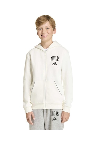 Adidas Çocuk Ceket J Clgt Fl Fz Kd4395 Beyaz
