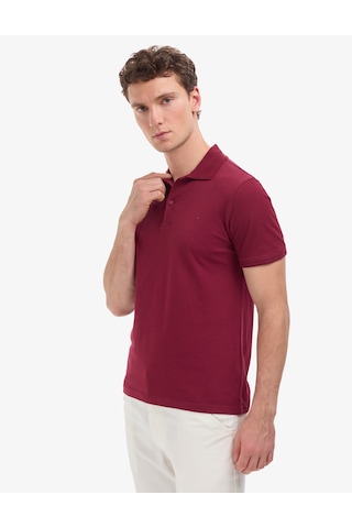 Pierre Cardin Erkek Bordo Tişört Basic 50325323-vr014
